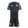 Camisa de time de futebol Aston Villa Replicas 2º Equipamento Infantil 2025-26 Manga Curta (+ Calças curtas)